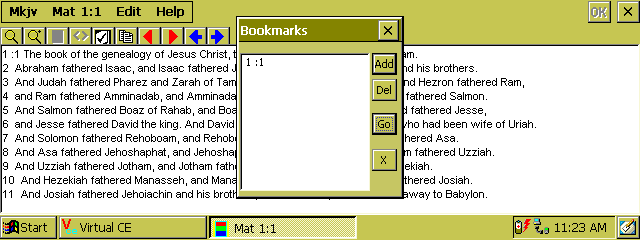 One screen in Bible Reader allows for easy changing of all preferences